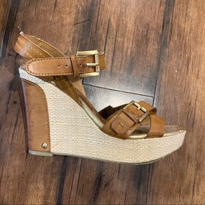 Audrey Brooke strappy wedge sandals!! So cute!!